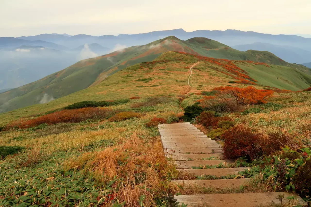 谷川連峰の絶景紅葉その1『平標山・仙ノ倉山』1
