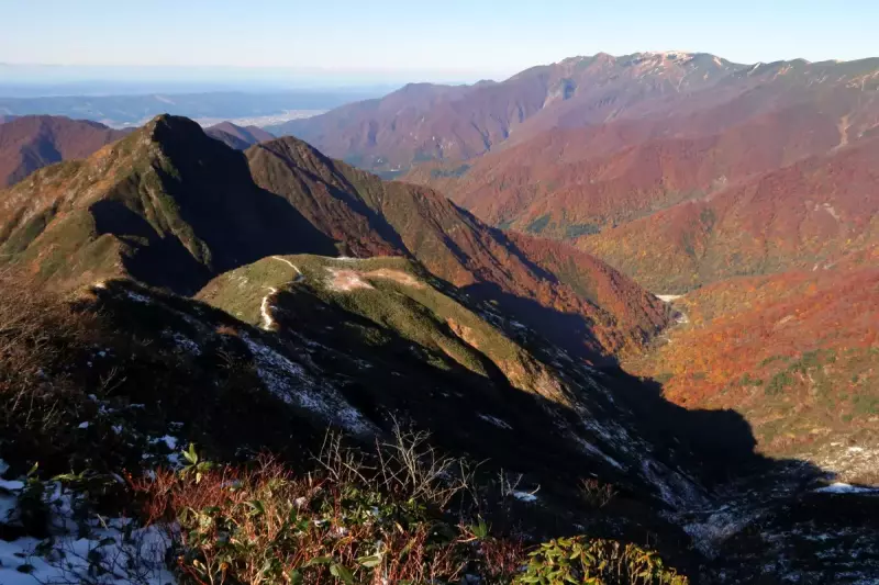 七ツ小屋山からのパノラマ
