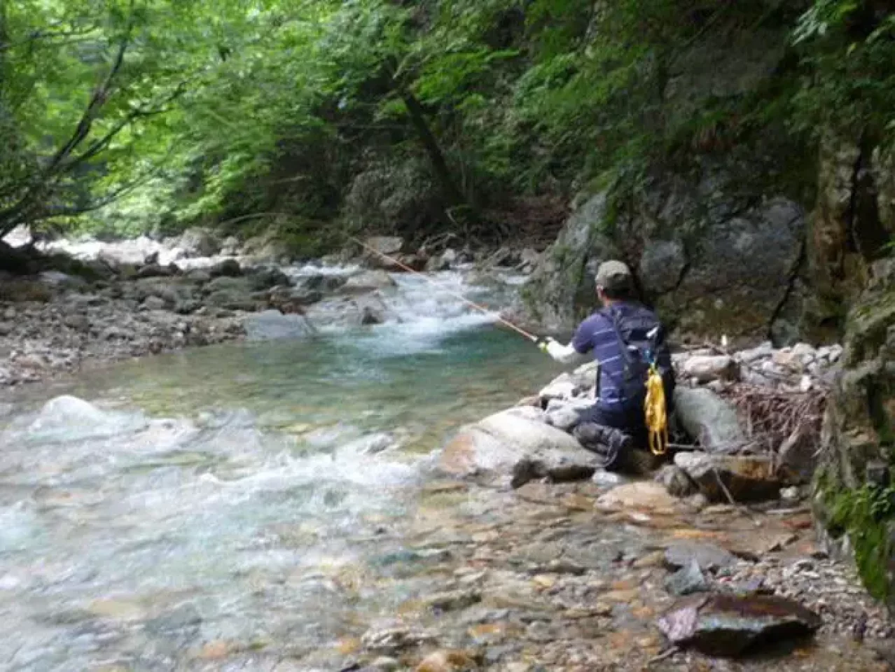 源流のフライフィッシング