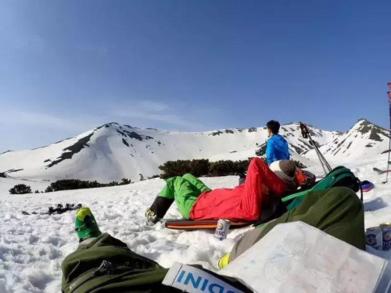 北海道の春山遊びGW(ゴールデンウィーク)