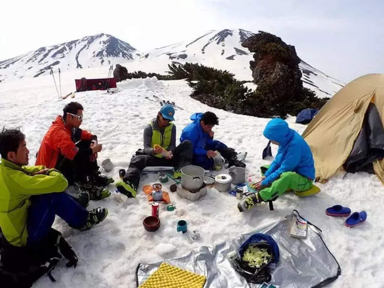北海道の春山遊びGW(ゴールデンウィーク)