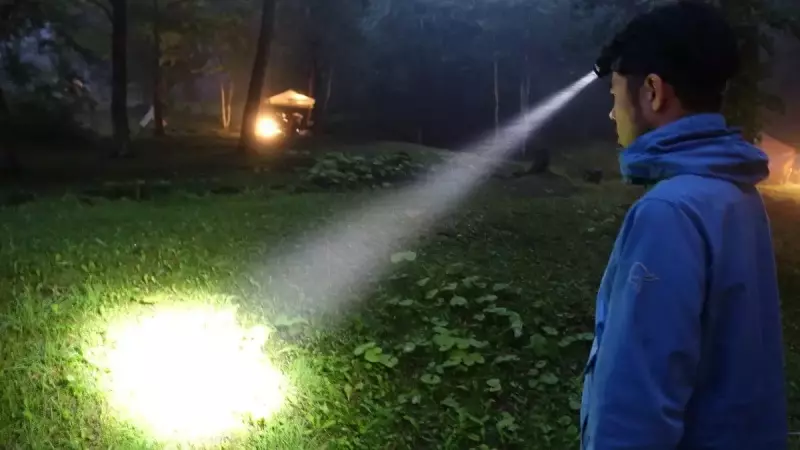 ヘッドランプ レッドレンザーMH5の照射性能