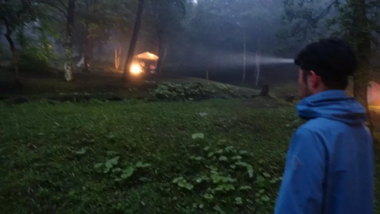 ヘッドランプ レッドレンザーMH5の照射性能