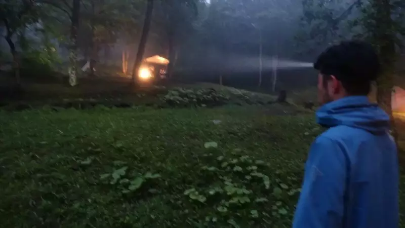 ヘッドランプ レッドレンザーMH5の照射性能