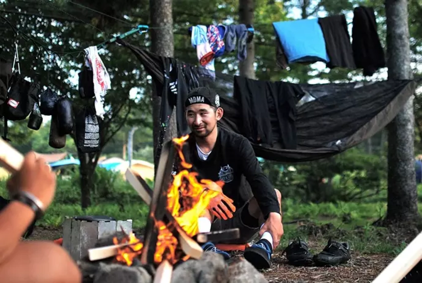 ヘネシーハンモック テント場を楽しく過ごす