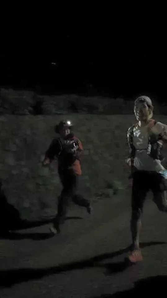 夜のトレイルラン