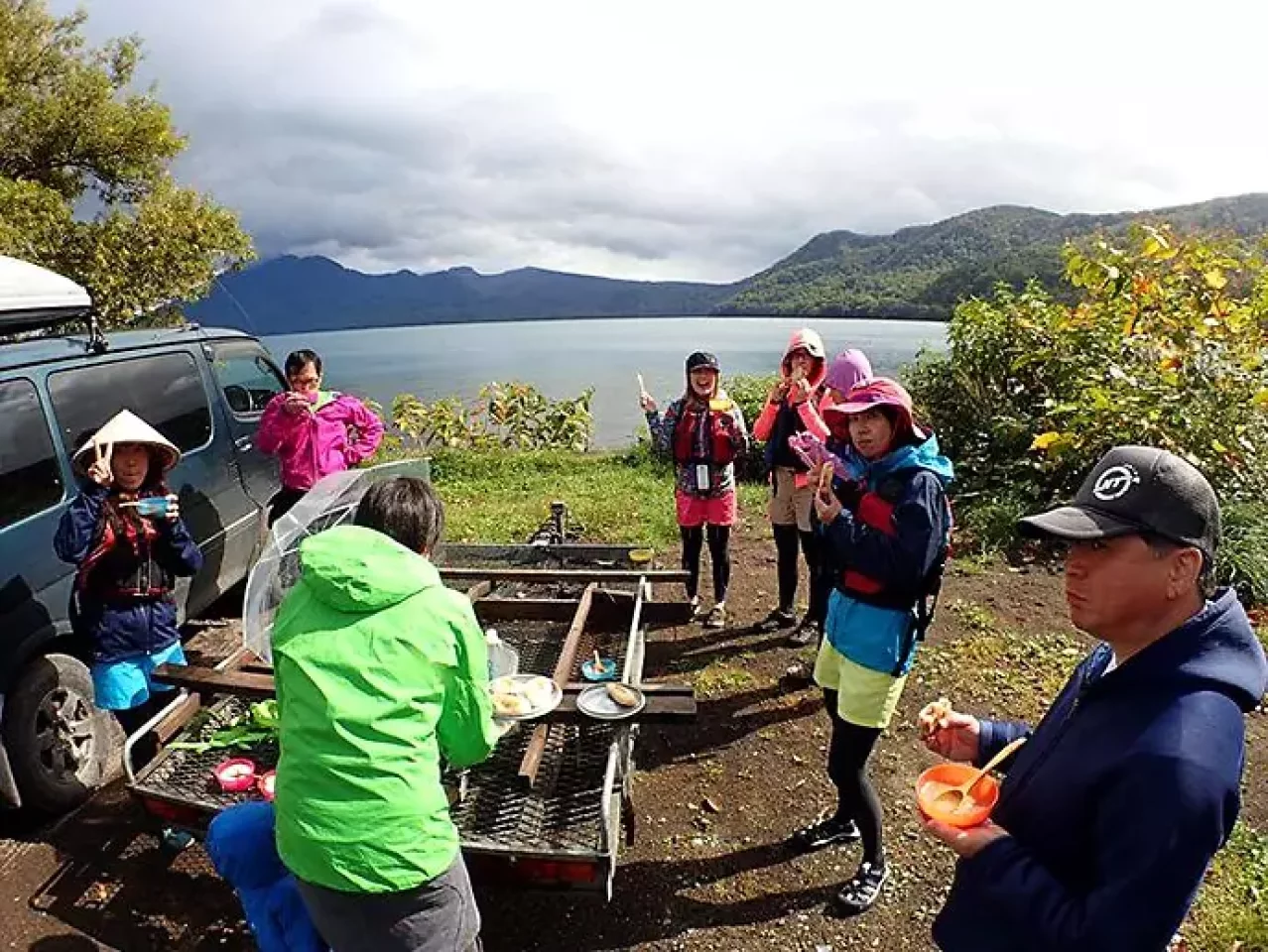 晩秋のカヤック&SUPツーリング@支笏湖