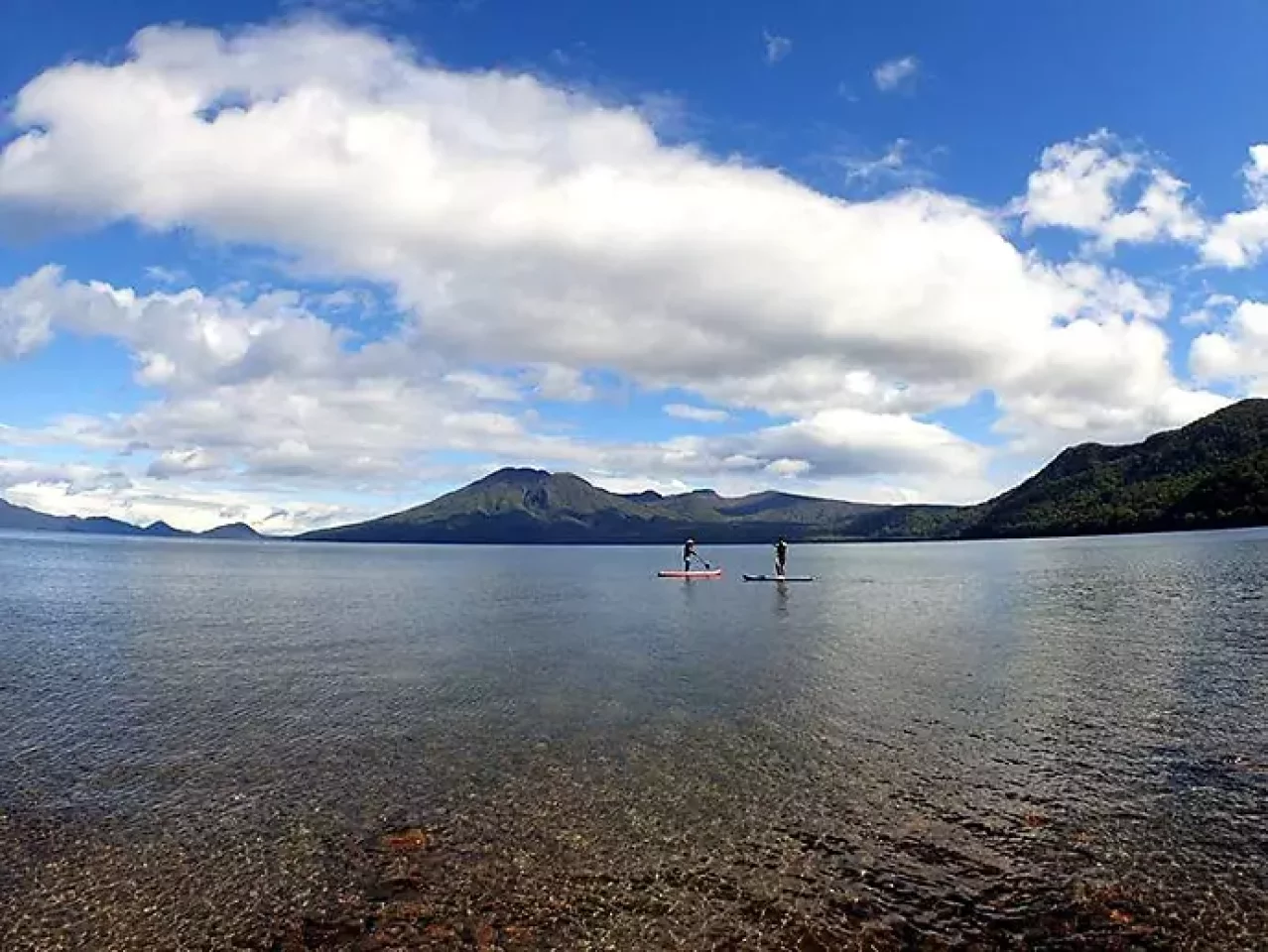晩秋のカヤック&SUPツーリング@支笏湖