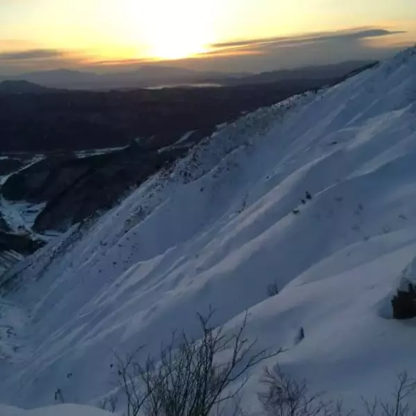 北アルプスの山並み