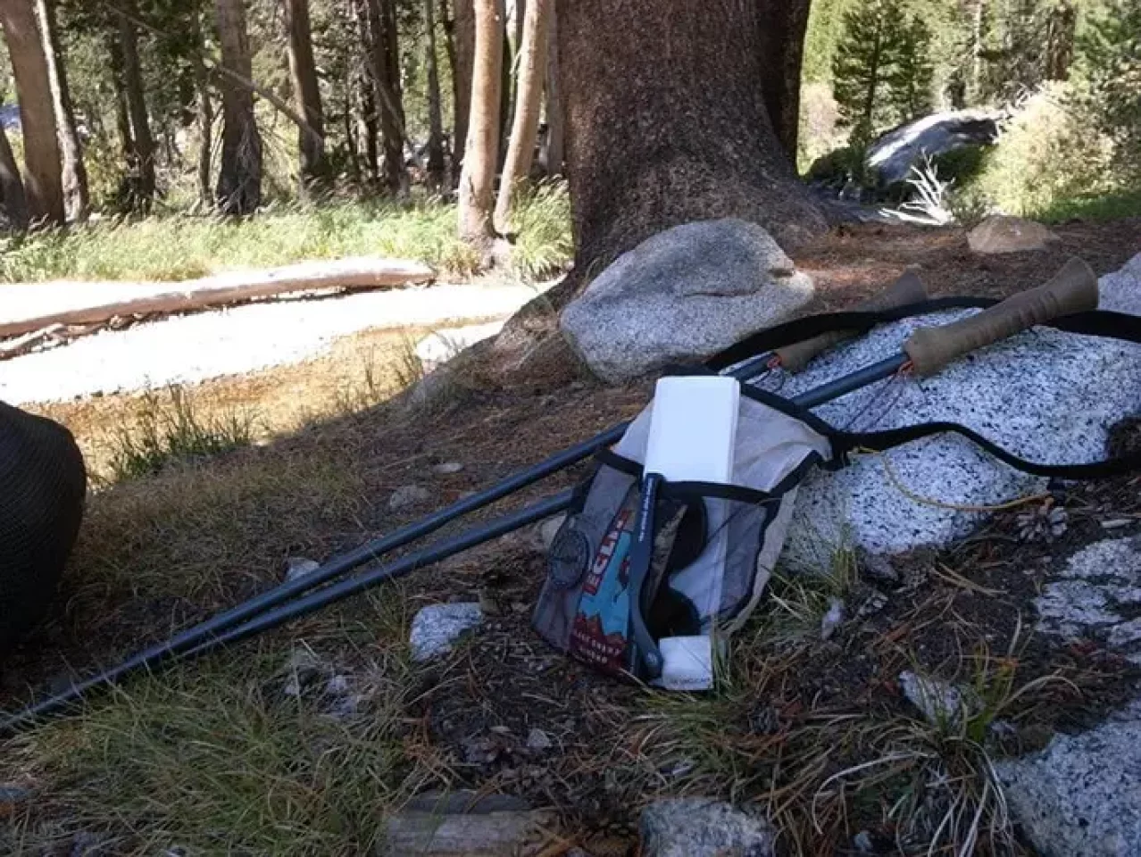 ジョンミューアトレイルでのザック