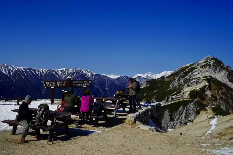 燕岳登山における天気などの情報収集