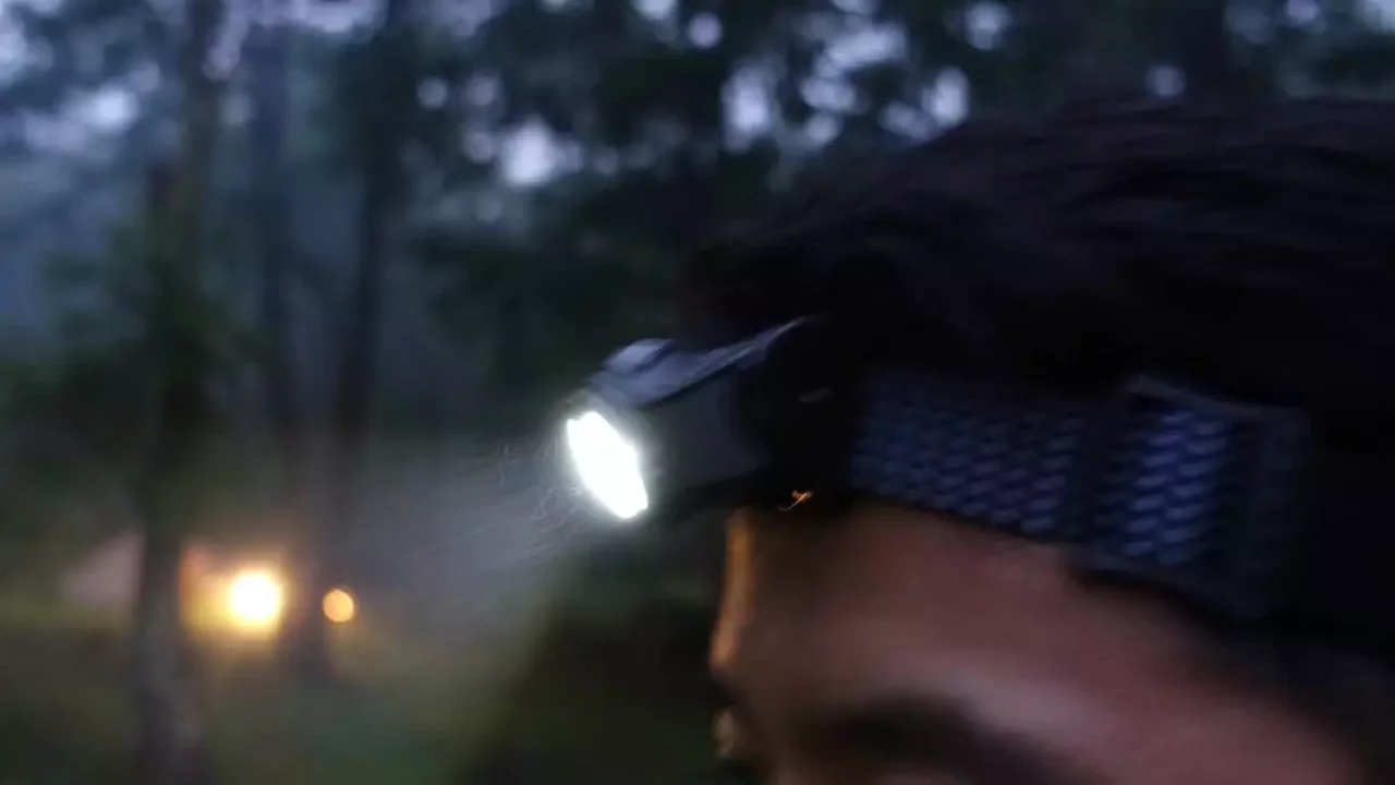 ヘッドランプ レッドレンザーMH5のフィット感