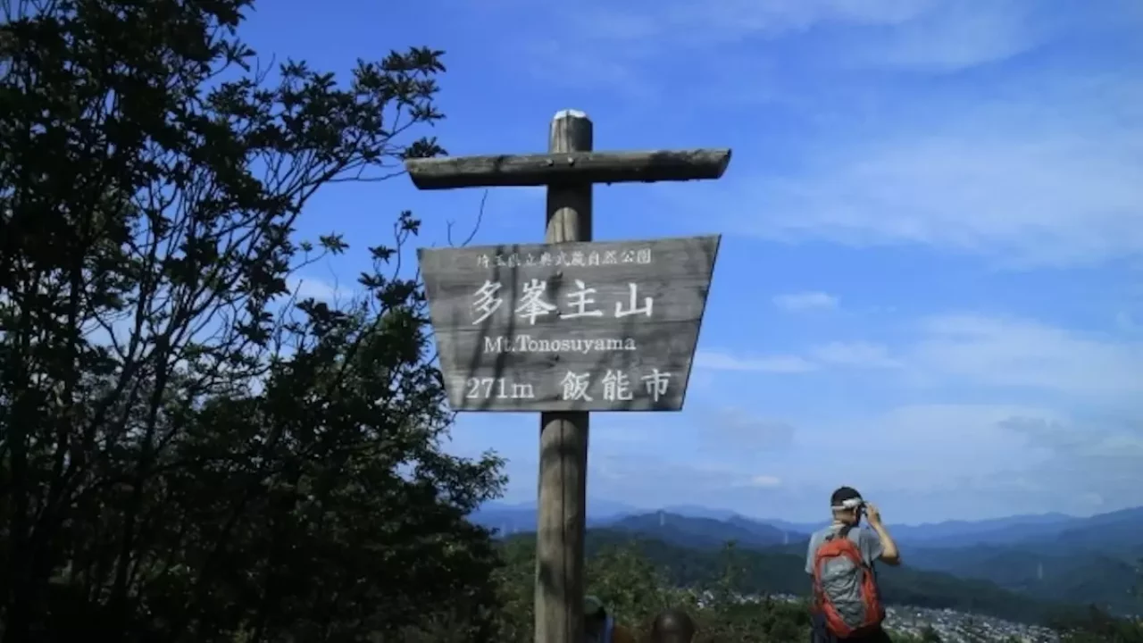 飯能アルプス 登山 多峯主山 山頂