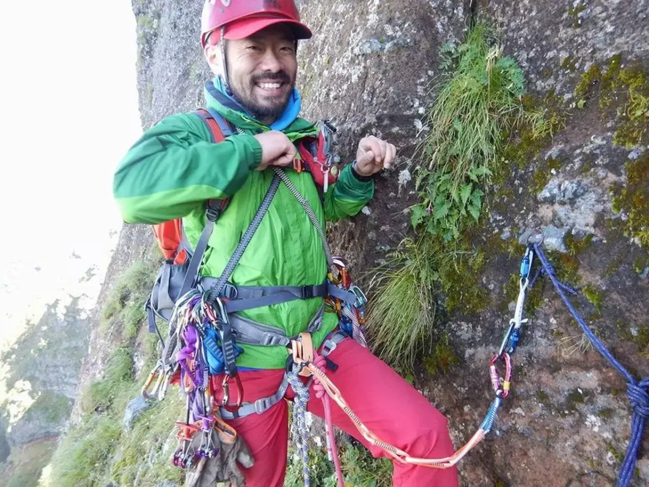 クライミングの荷物