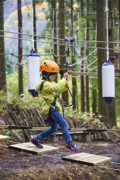 ツリーピクニック アドベンチャー いけだ キッズコース