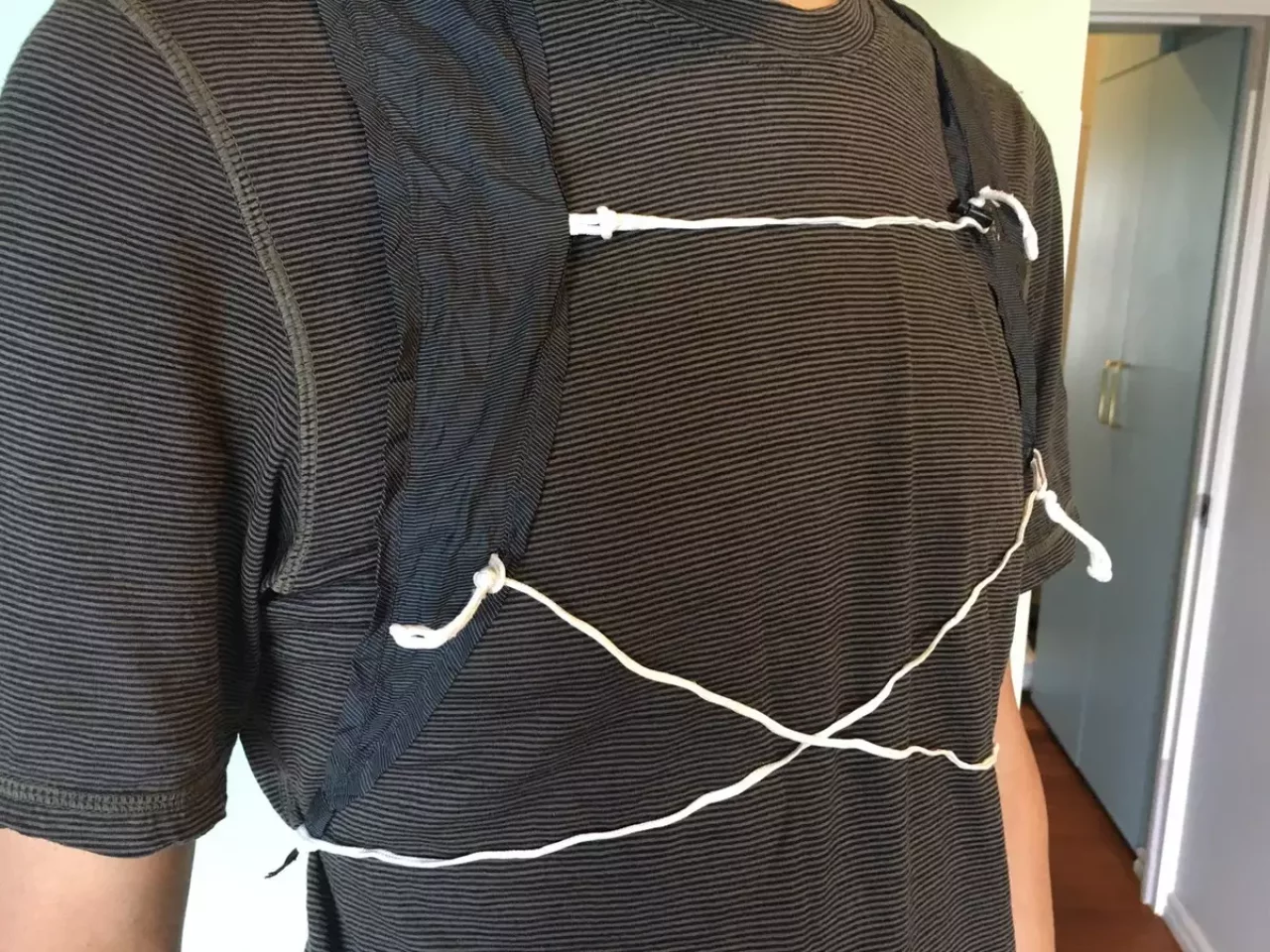 ブラックダイヤモンド シラス9のショルダーストラップ