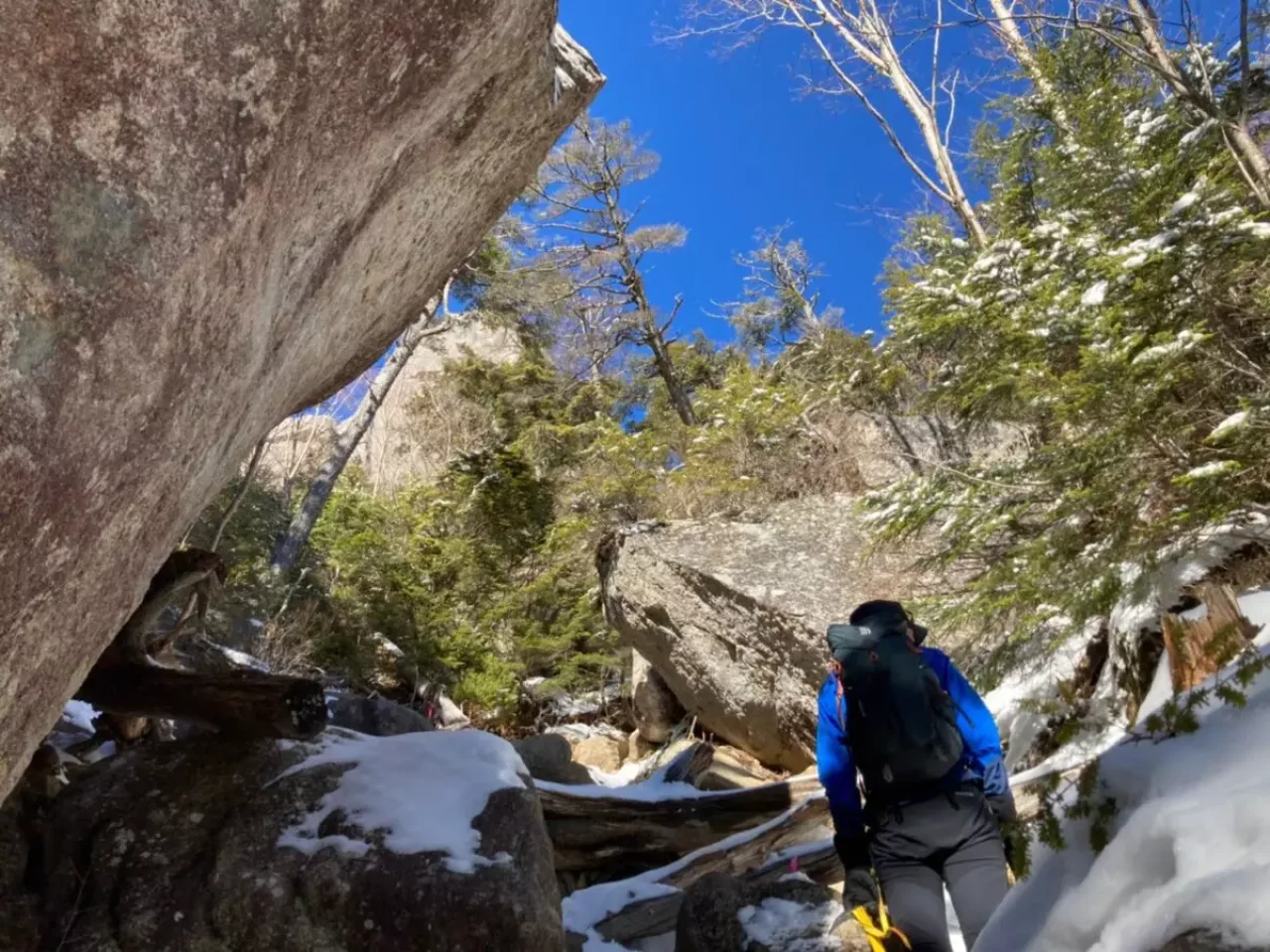 奥秩父 日本百名山 瑞牆山 登山道