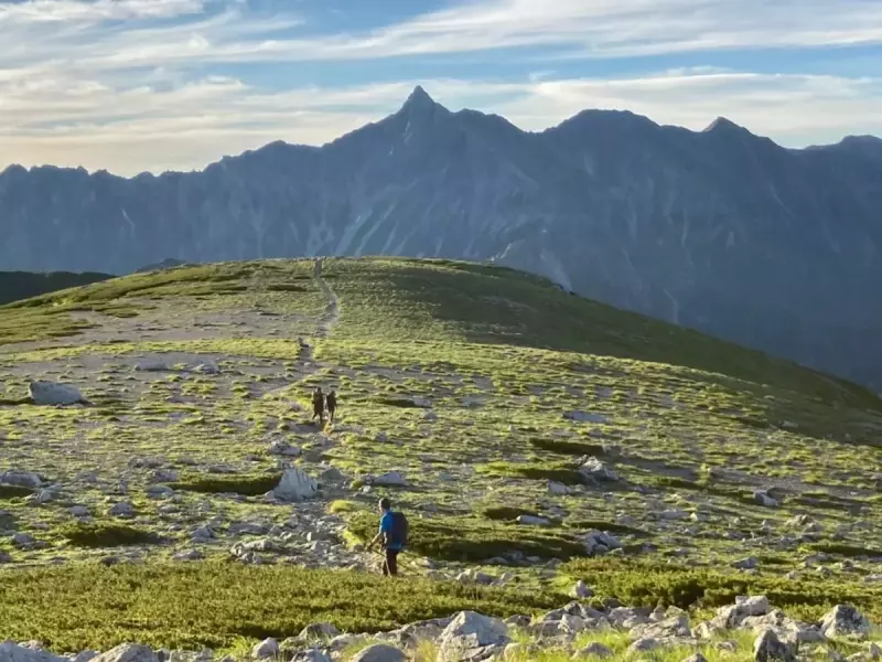 双六岳 登山 登山道