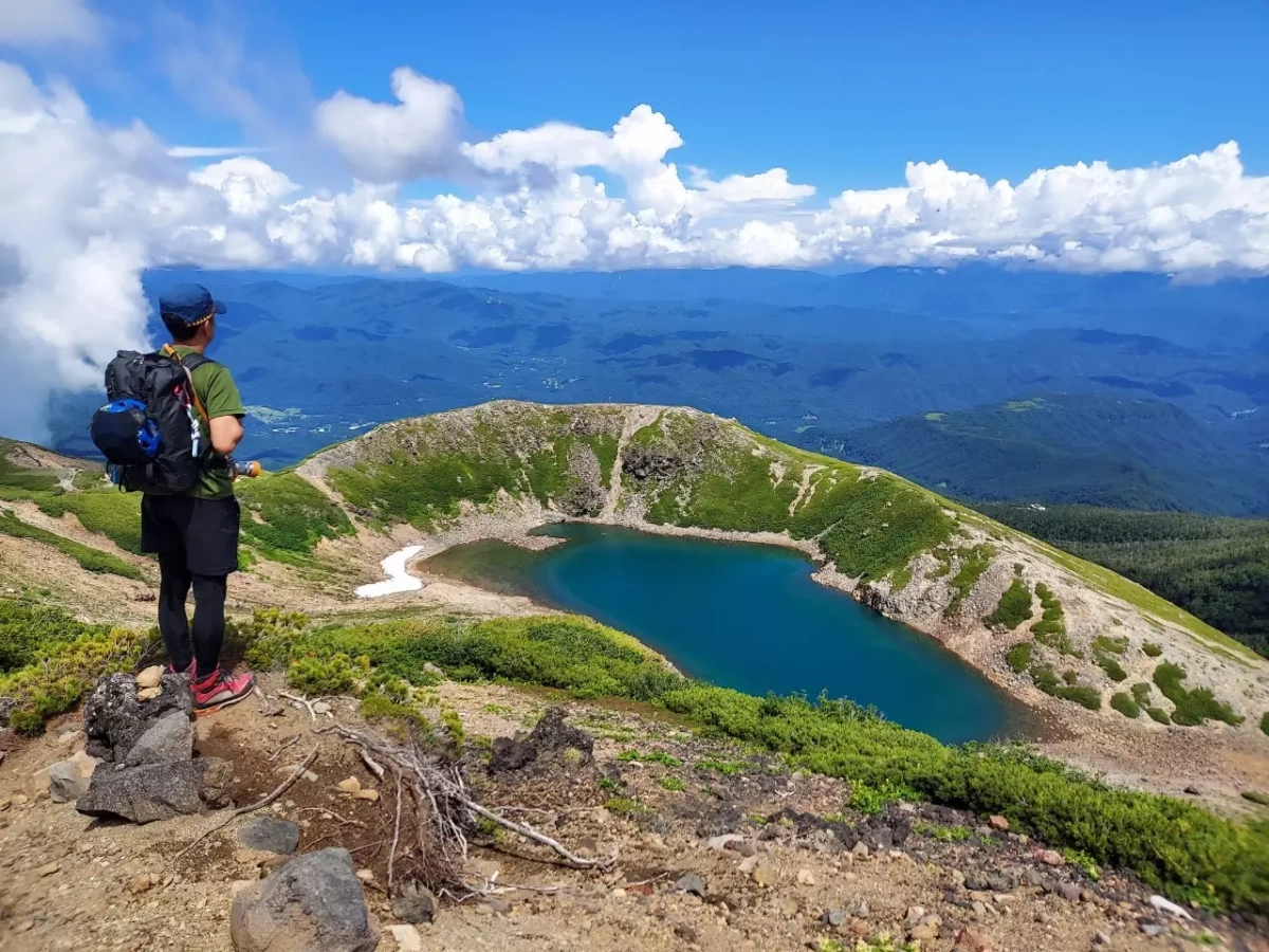 御嶽山登山-雷鳥と星空と雲海と