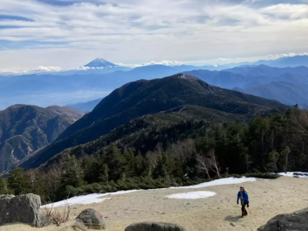 鳳凰三山 南アルプス 登山 登山道