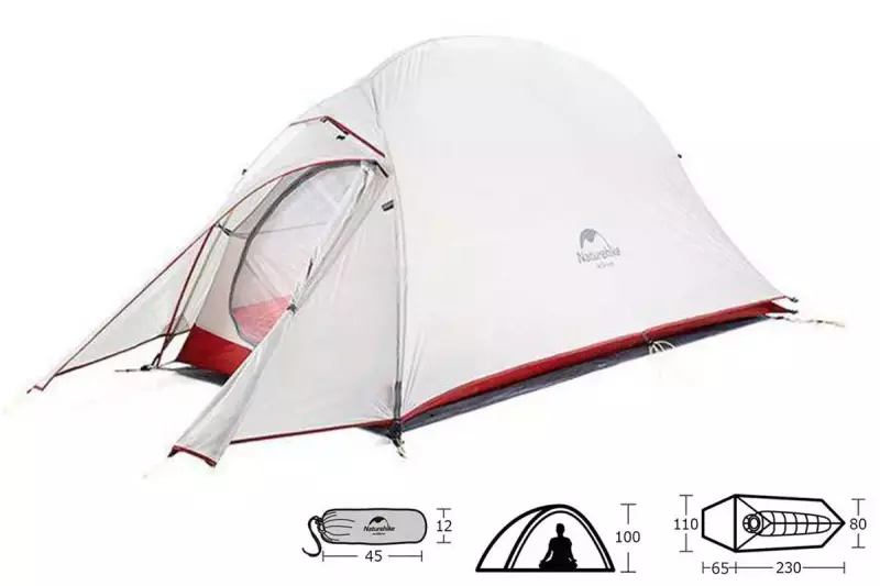 ネイチャーハイク Cloud Up 1 Ultralight Tent 20D