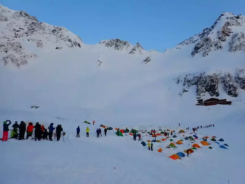 ゴールデンウィークの涸沢ヒュッテ(2021年)