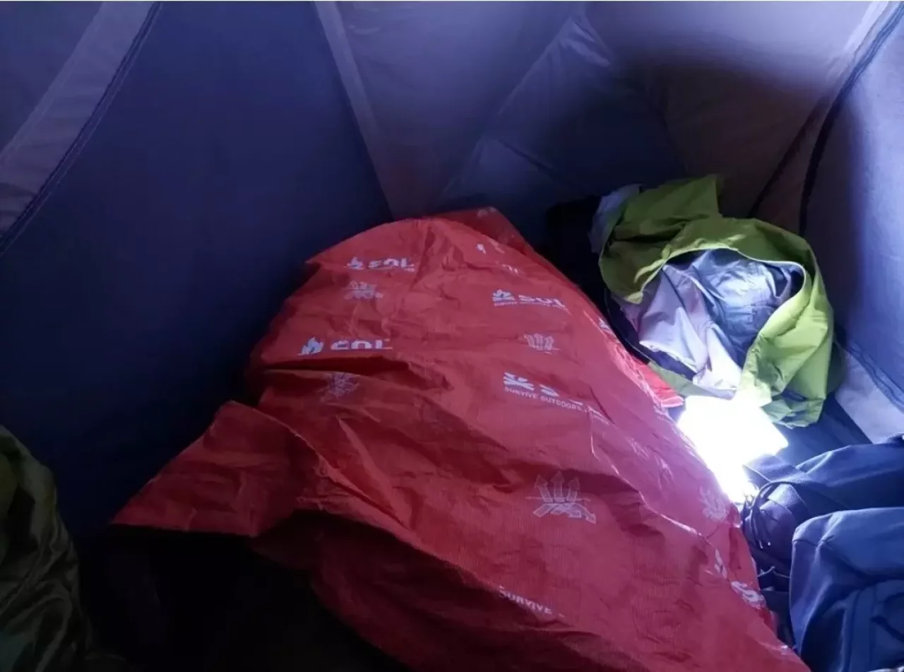 剣山登山 テント