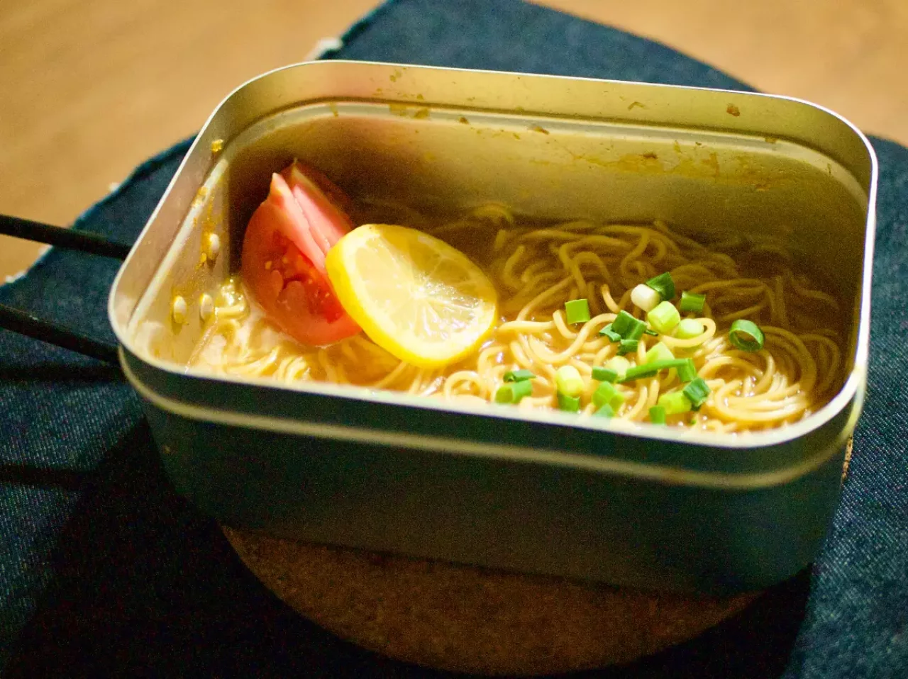 カレーラーメンは残り物の消費にぴったり