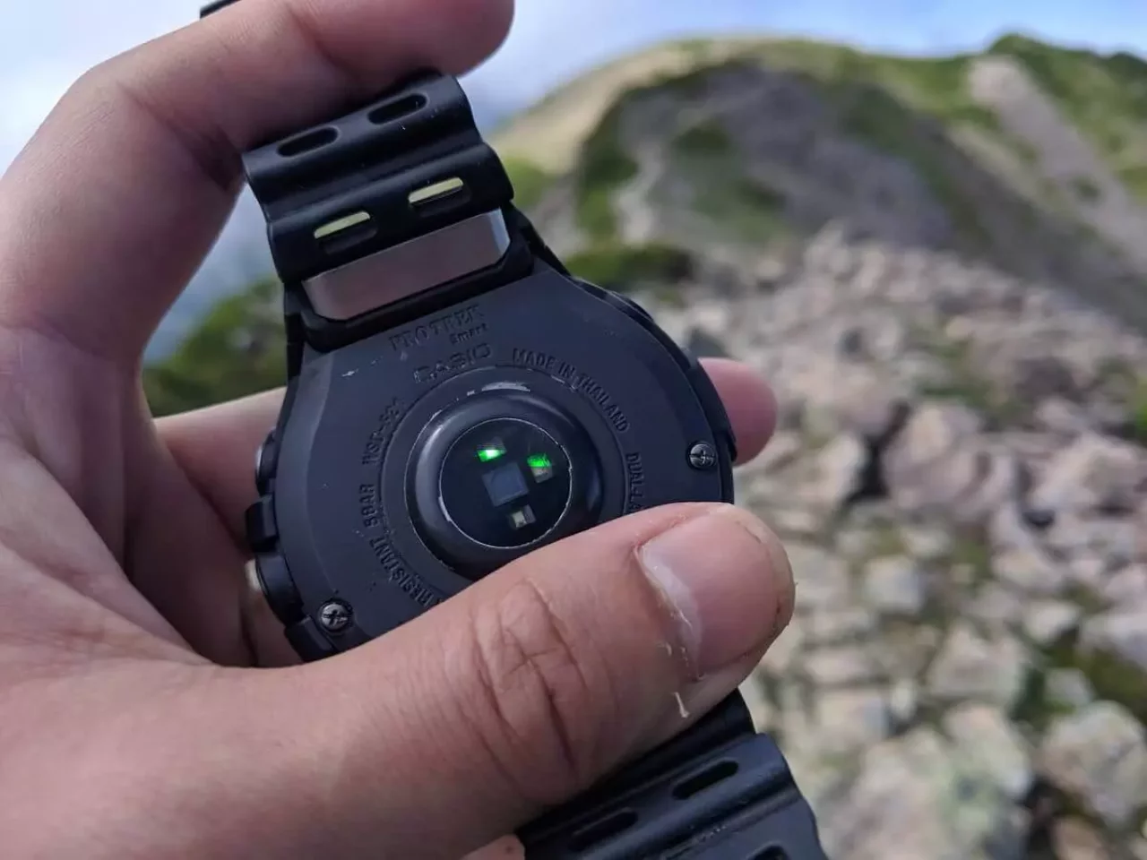 プロトレックスマートシリーズ初の心拍計