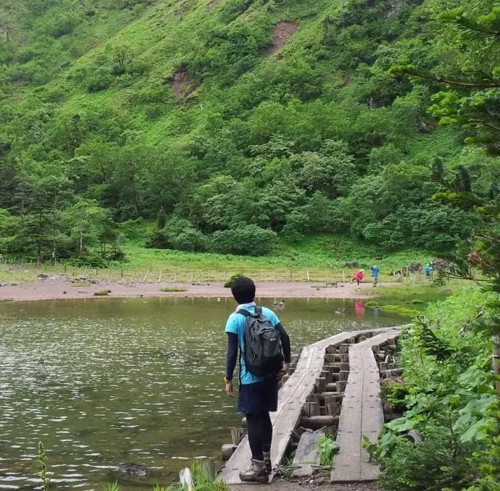 日光白根の弥陀ヶ池