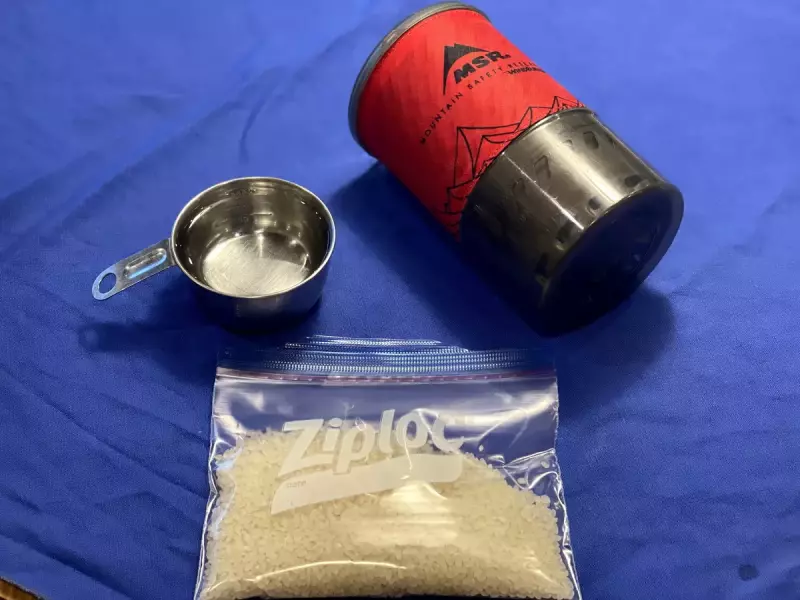 ジップロックでお米をたく方法 道具