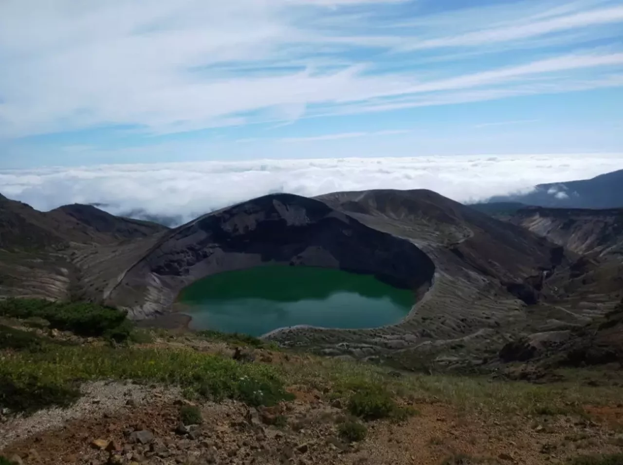 蔵王山 蔵王のお釜