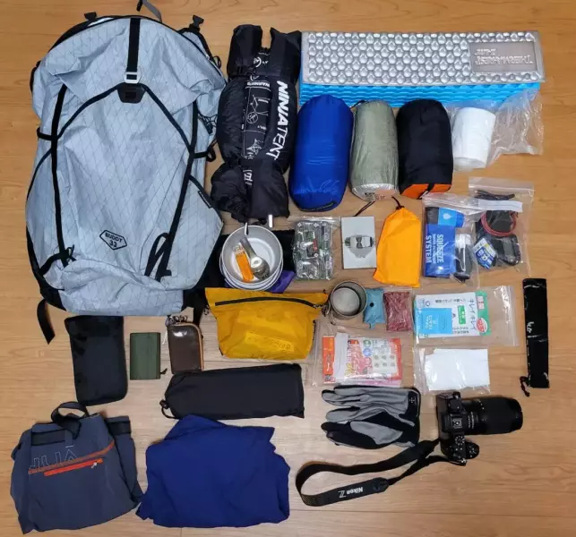 テント泊登山でチェックするギアリスト