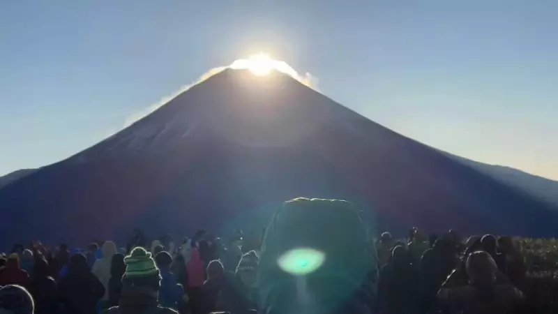 竜ヶ岳の登山コース ダイヤモンド富士