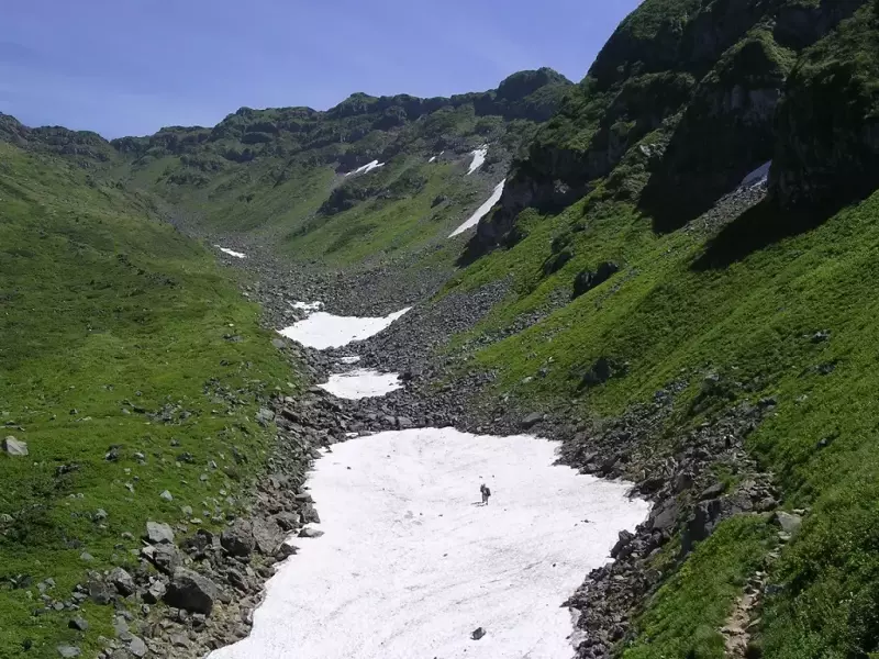 鳥海山 登山道