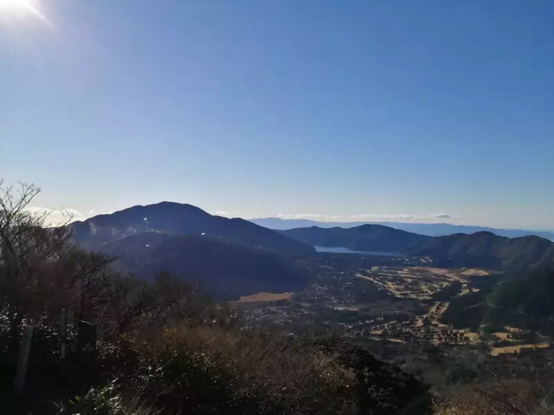 箱根 登山 金時山 頂上