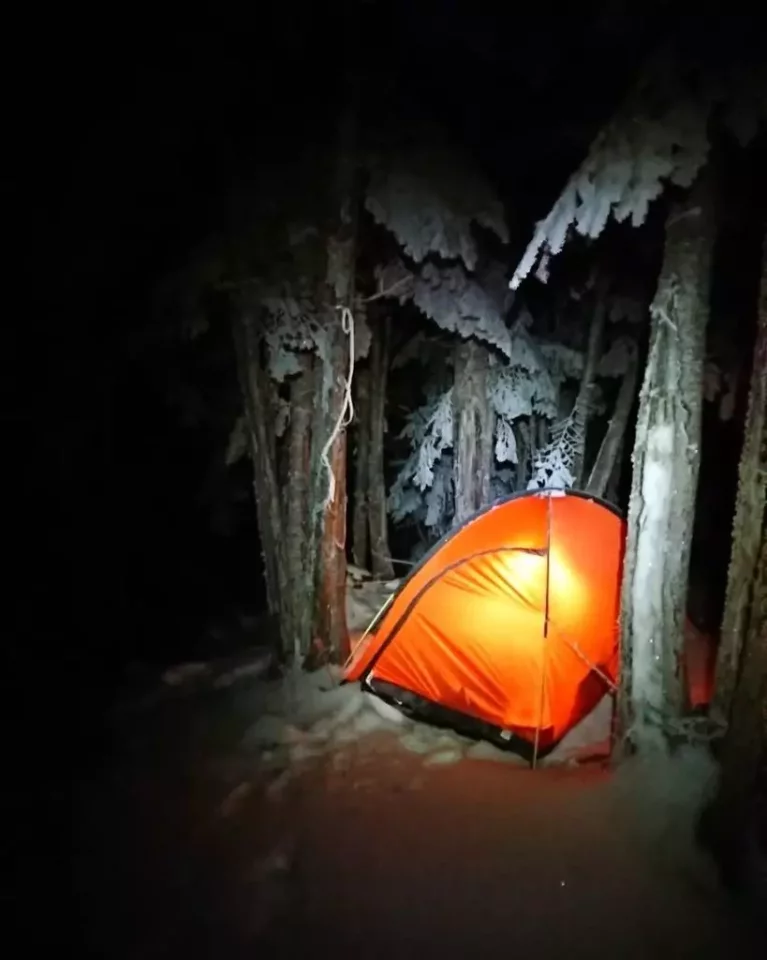 雪山のアライテント ライズ1