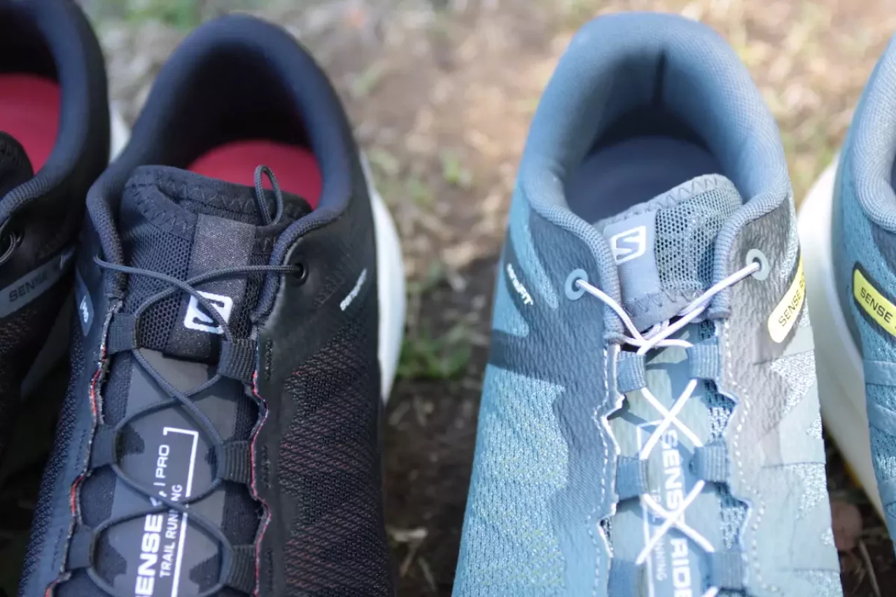 サロモンSENSE 4 PROとSENSE RIDE 3のレース構造