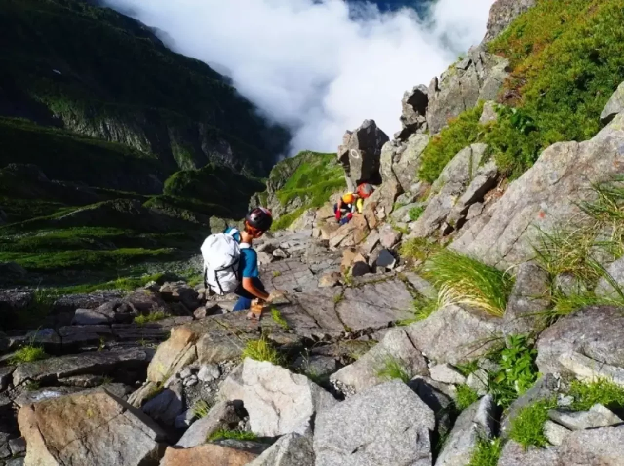 上高地から岳沢を経由し奥穂高岳へ