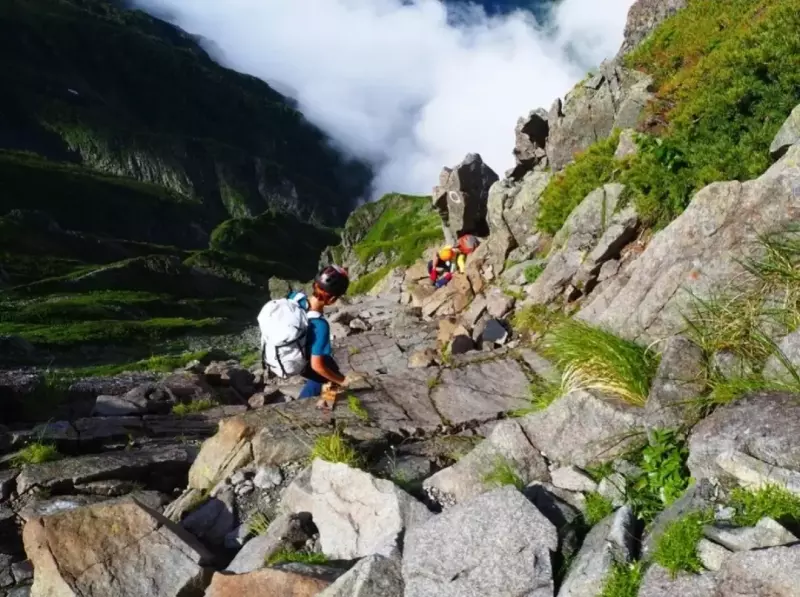 上高地から岳沢を経由し奥穂高岳へ