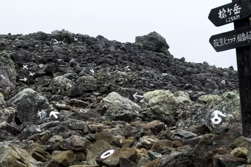 ガレ場・ザレ場歩き