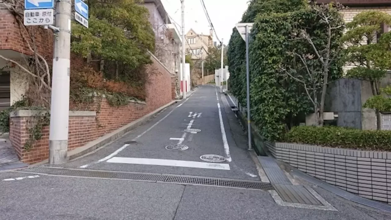 六甲山 登山 紅葉 芦屋の高級住宅街