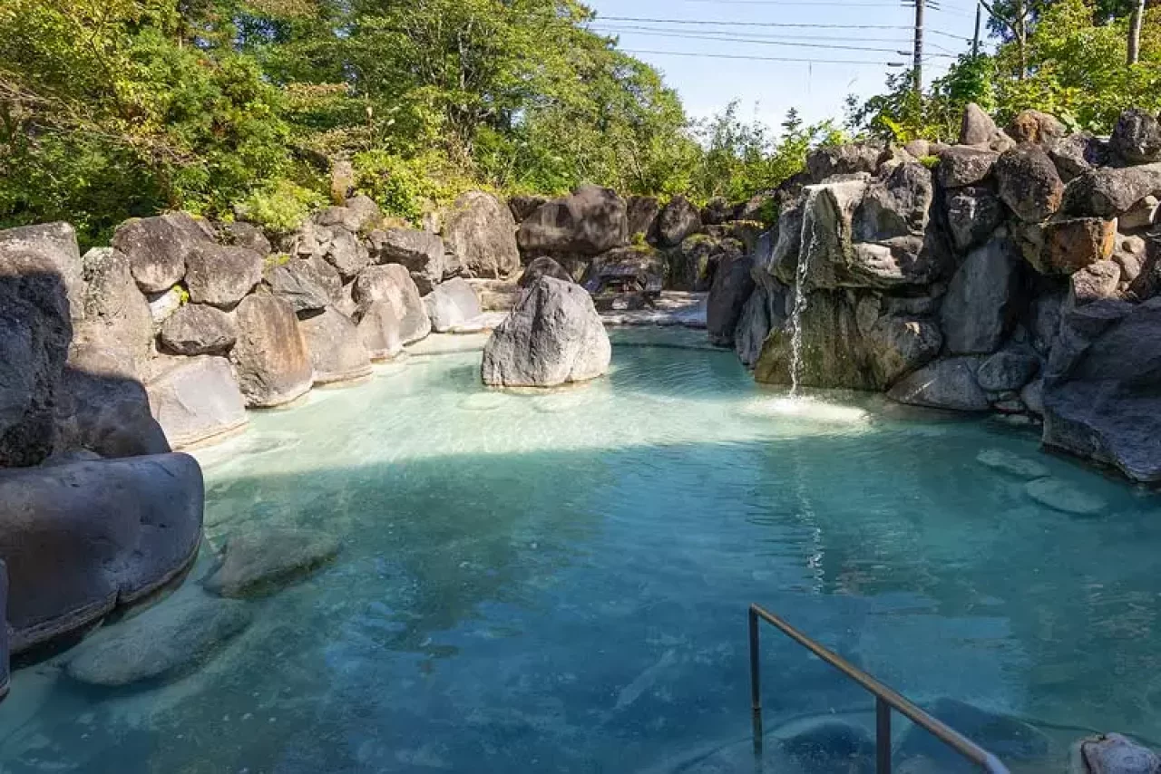 妙高高原温泉郷の露天風呂