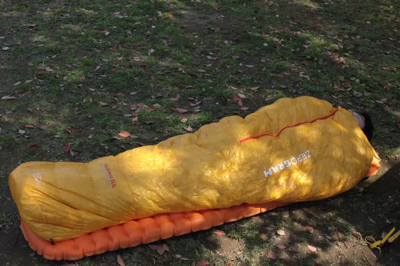 ゼログラム 超軽量シュラフ『Tuolumne SUL』のスペック