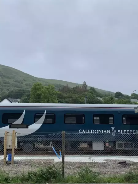 フォートウィリアム駅に止まっていた寝台列車