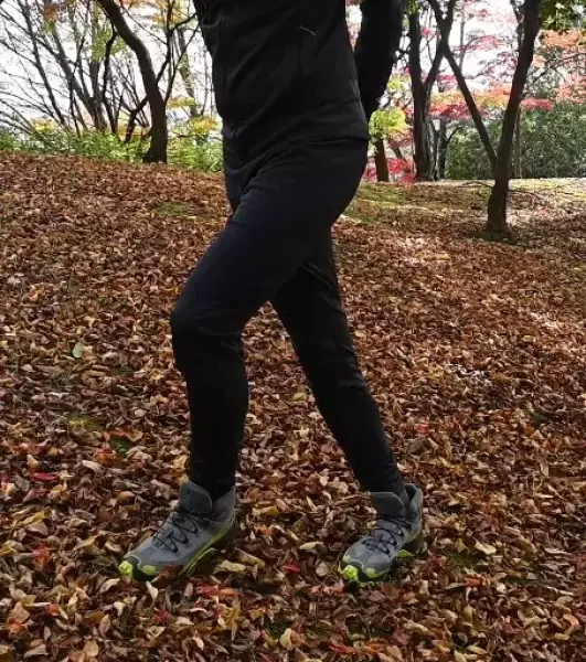 使う筋肉を分けて疲労を分散して登る