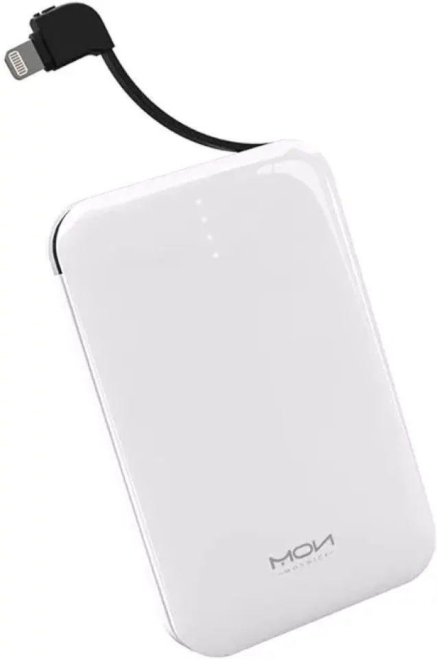 MOXNICE モバイルバッテリー ケーブル内蔵-登山でおすすめのモバイルバッテリー2