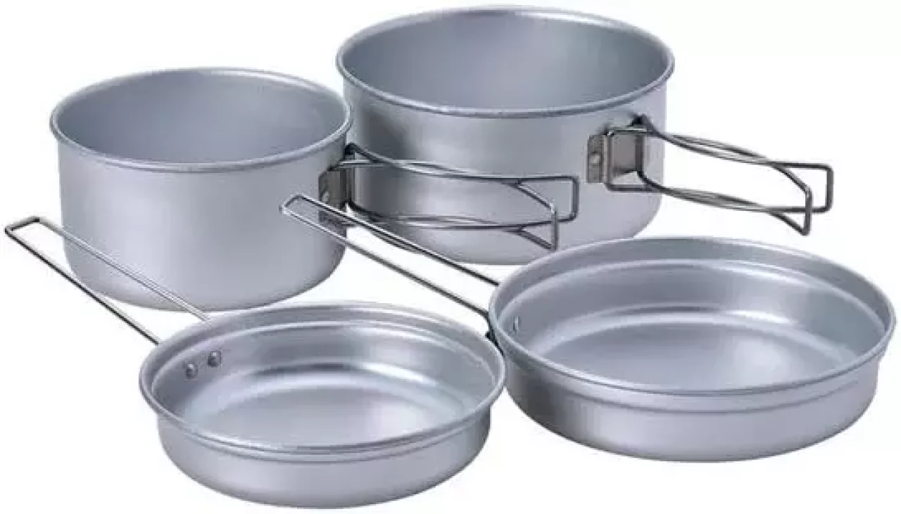 抜群の収納性で大人気のクッカーセット−スノーピークのアルミパーソナルクッカーセット