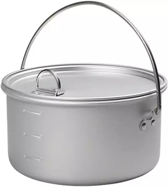 焚火で使いやすい軽量クッカー『Backcountry Almi Pot』
