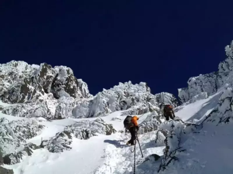 赤岳からの下山